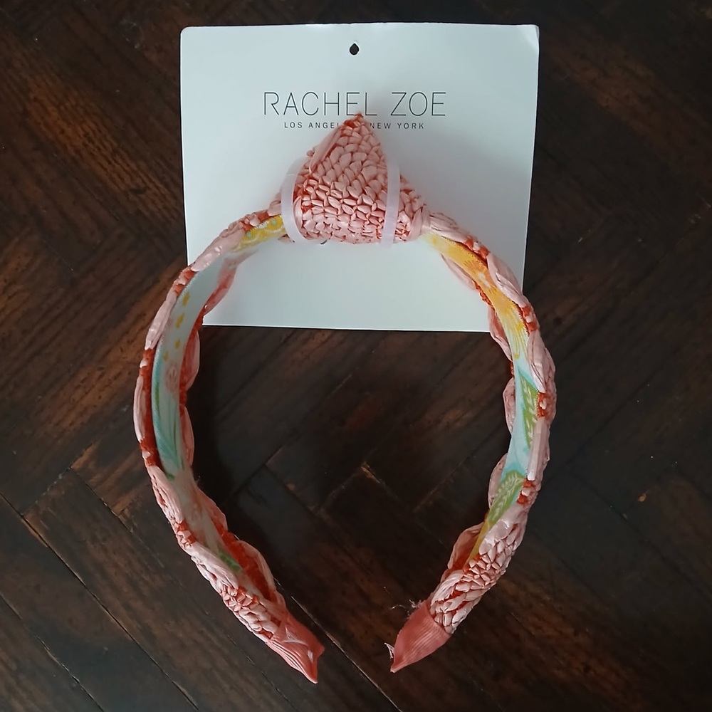 Rachel Zoe Raffia Coral Headband